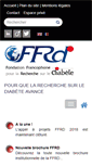Mobile Screenshot of ffrdiabete.org